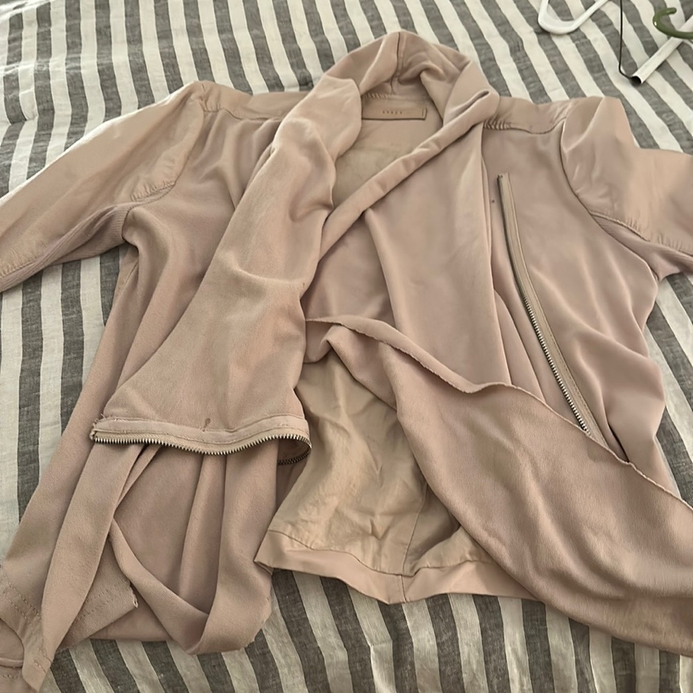 Size large Blank NYC jacket, mixed materials, like new condition (worn twice)